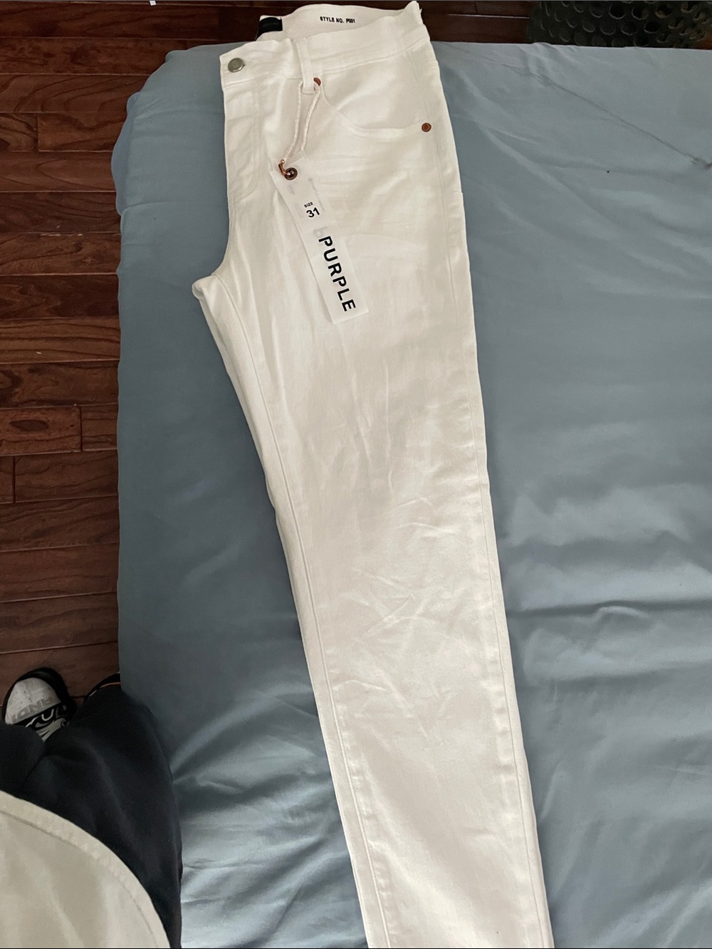 Purple Brand Men's Skinny Jeans — White